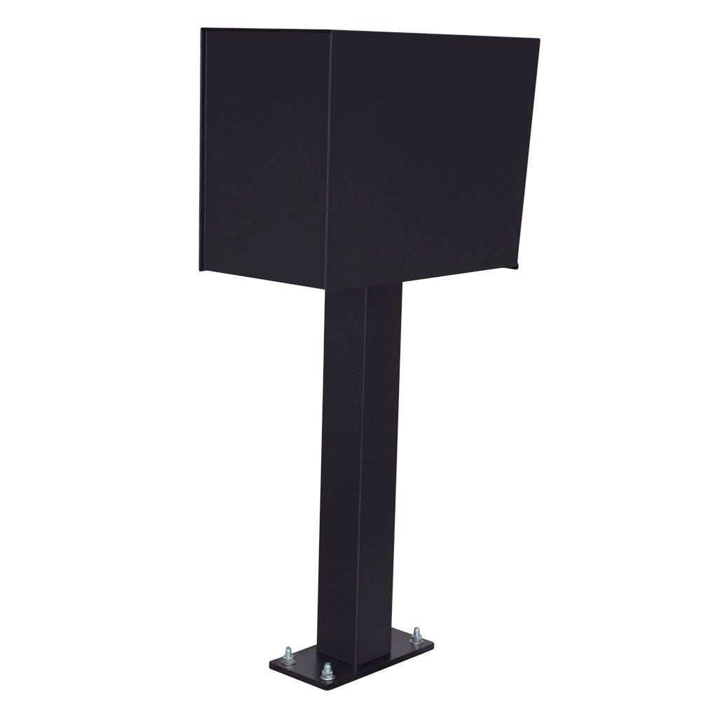 库存充足 前开式标准信件储物柜 黑色