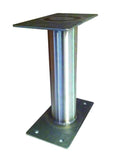 16" Stainless Steel Surface Mount Post