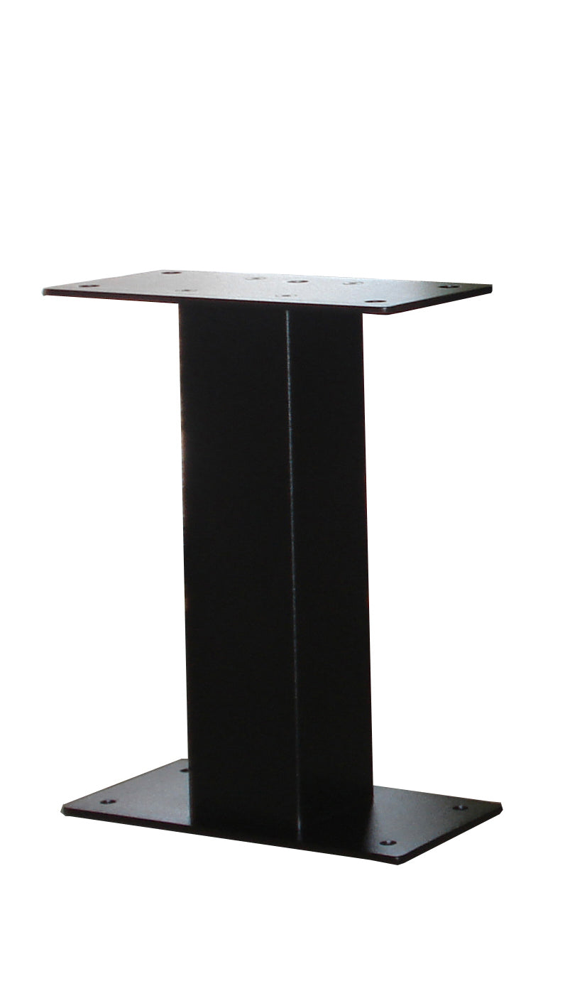 Poste de montaje en superficie de aluminio/acero de 16"