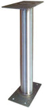 30" Stainless Steel Surface Mount Post