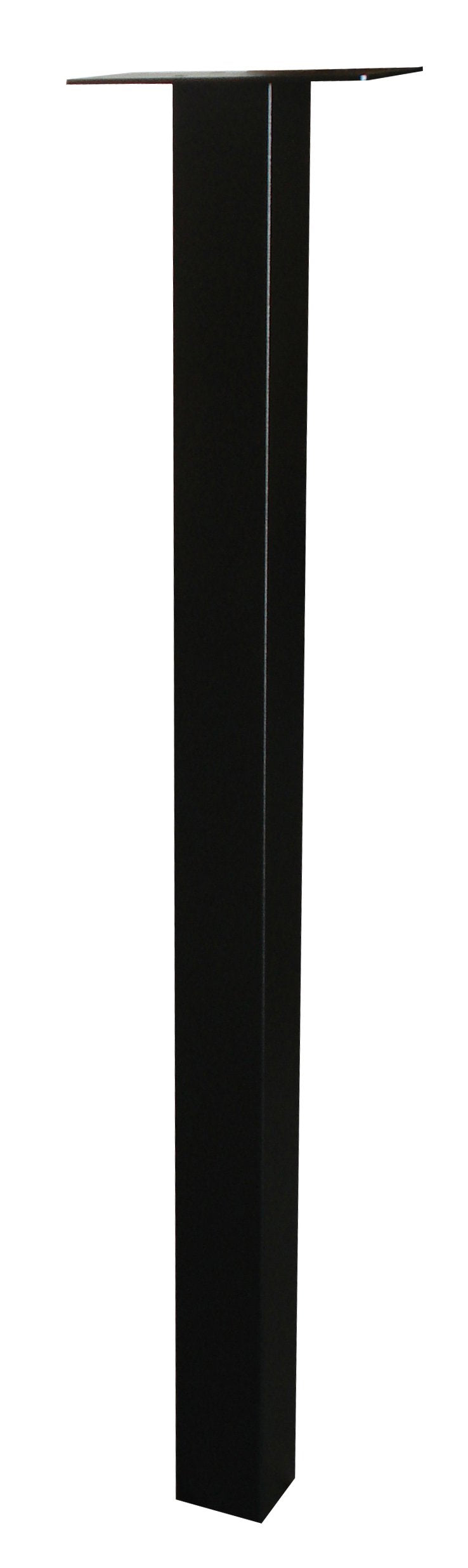 Poste de aluminio/acero de 60" para empotrar en el suelo