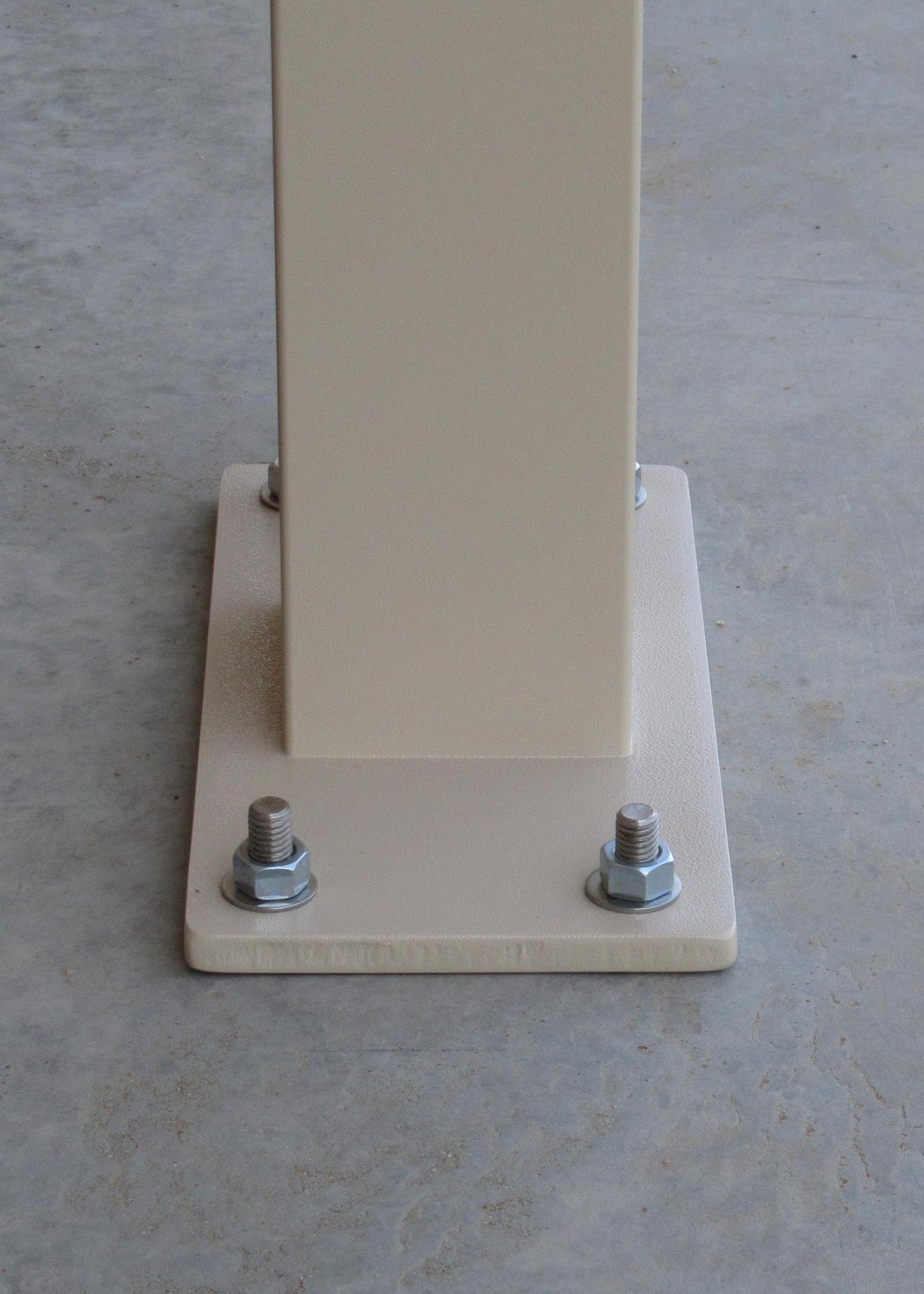 Poste de montaje en superficie de aluminio/acero de 36"